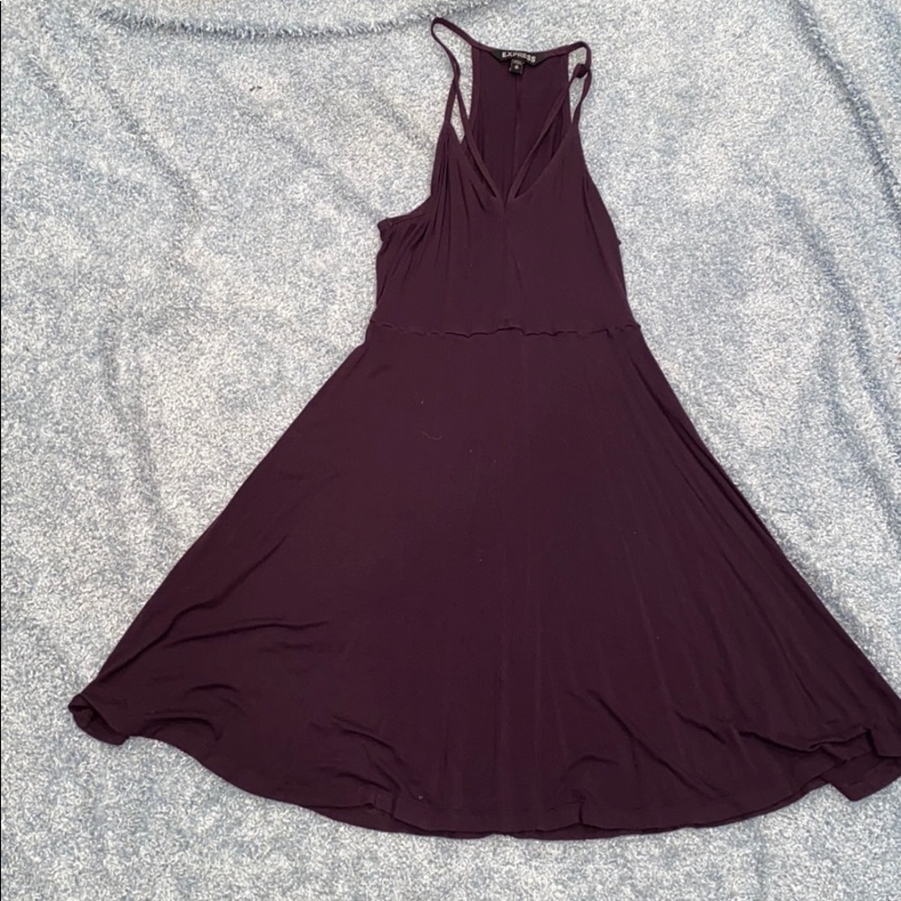Cross top skater dress